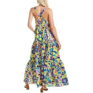 J. Crew | Dresses | J Crew Vibrant Green Maxi Dress With Floral Design |  Poshmark